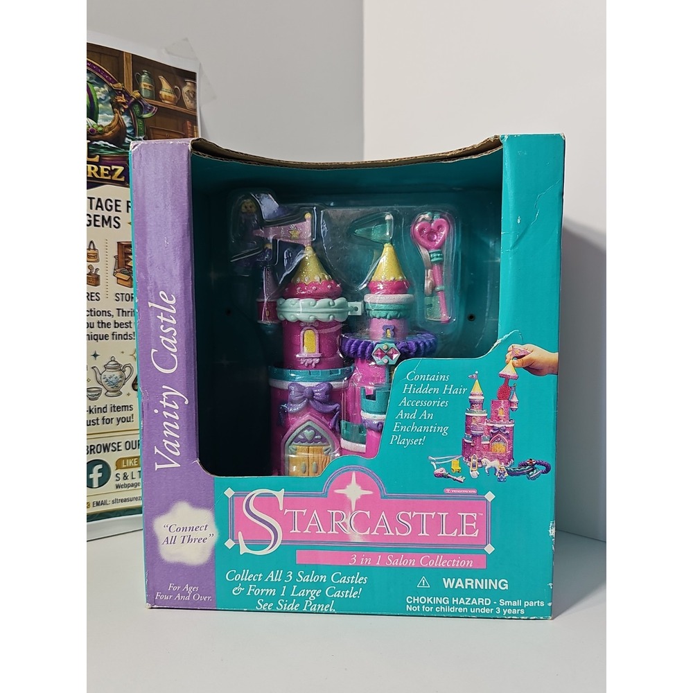 vintage 1995 Trendmasters Starcastle "Vanity Castle" playset from the 3 in 1...